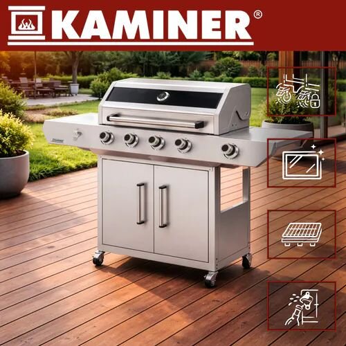Kaminer Plinski ro&amp;scaron;tilj 4+1 17kW Varen 5.0 Slike