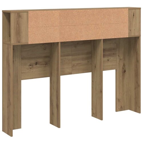  s uzglavljem Artisan hrast 140x18,5x102,5 cm Konstruirano drvo Slike