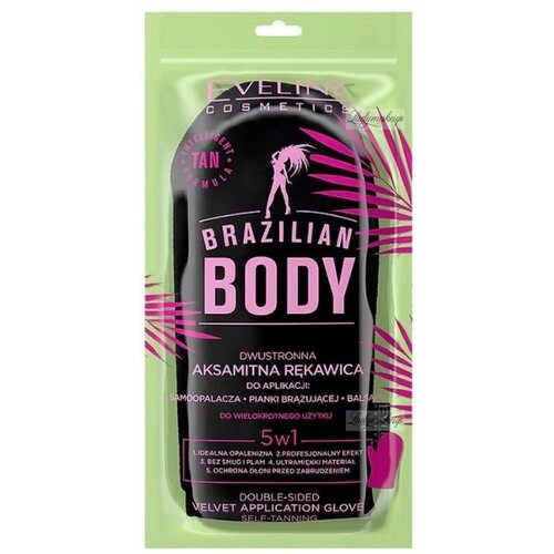 Eveline Cosmetics Brazilian Body Velvet Application Glove, (21649316) Cene