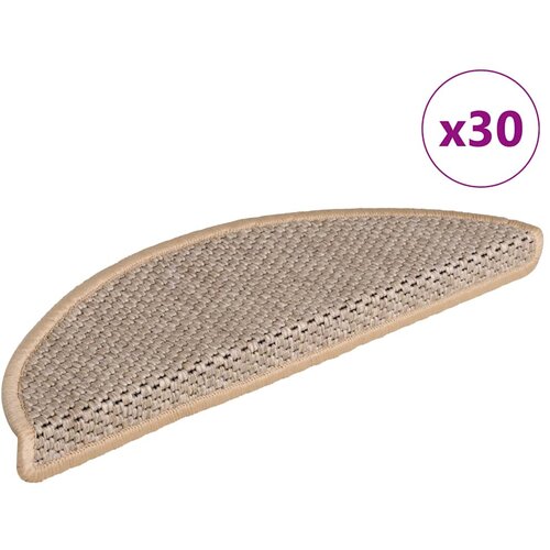  Samoljepljivi otirači za stepenice 30 kom 56x17x3 cm svjetlobež Cijene