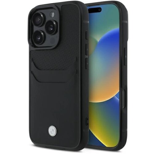BMW USNJEN OVITEK CARDSLOT SIGN ZA IPHONE 16 PRO MAX ČRN OVITEK, (21899399) Cene