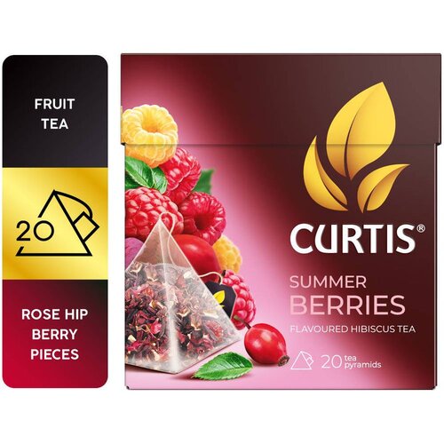 Curtis Biljni čaj sa komadićima voća i aromom maline Summer Berries 20/1 Slike