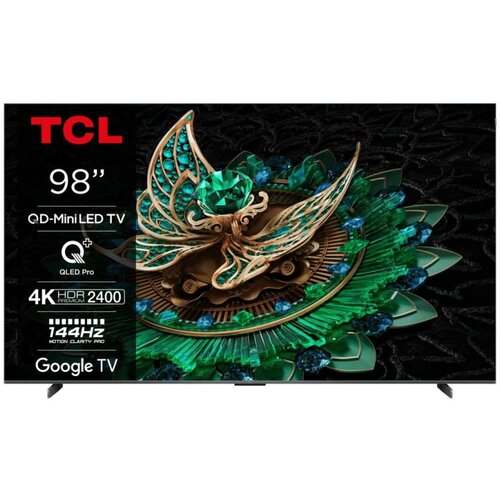 Tcl 98"C765 QD-Mini LED 4K TVHDR 2400 nits QLED PROONKYO 2.1ch 144Hz VRR Google TV Cijene