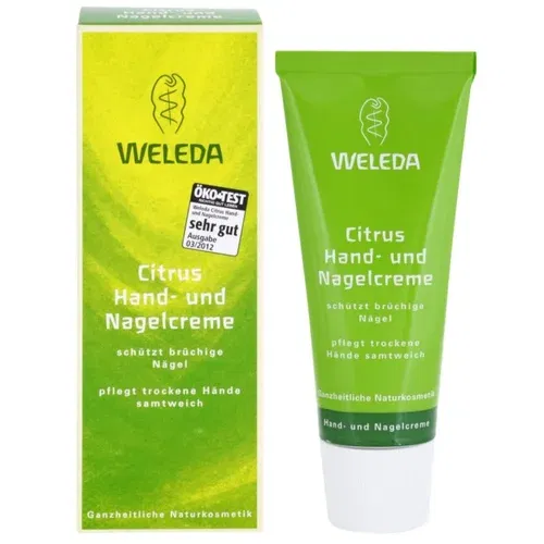 Weleda citrus hand and nail krema za njegu suhih ruku i lomljivih noktiju 50 ml