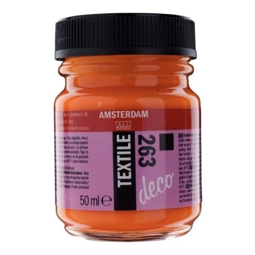 Royal Talens amsterdam boja za tekstil 50ml - odaberite nijansu orange opaque ( 697211 ) Slike