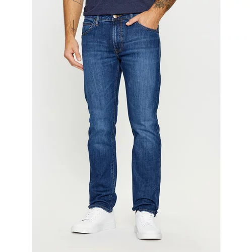 Lee Jeans hlače 112342270 Modra Regular Fit