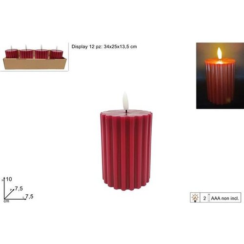  SVIJEĆA LED 7.5 x 10 CM CRVENA Cijene