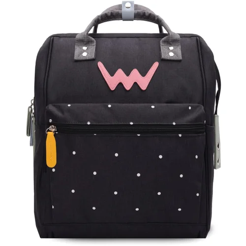 Vuch Luke Dotty Black Urban Backpack