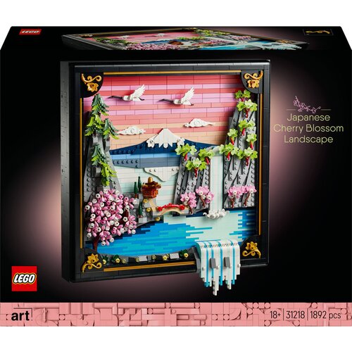 Lego Art - Japanski pejzaž s cvjetovima tre&amp;scaron;nje (31218) Slike