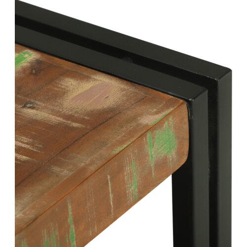 VidaXL Stolić za kavu Vi&amp;scaron;ebojni 120x50x38 cm od čvrstog drva Slike