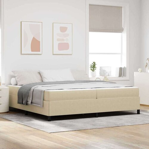  Konstrukcija postelje Svetlo zelena siva 200 x 200 cm blago, (5000126758) Cene