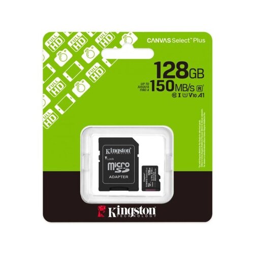 Kingston Memorijska kartica selectplus 128gb gen 3 150mb/s sdcs3 + adapter ( SD14204 ) Cene