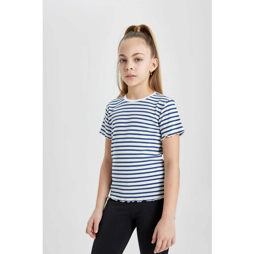 Defacto Girl Slim Fit Striped Ribbed Camisole T-Shirt Cene