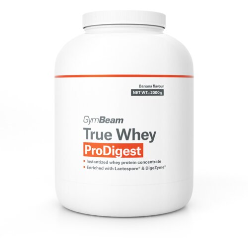GymBeam true whey prodigest 2000  g  banana Cene