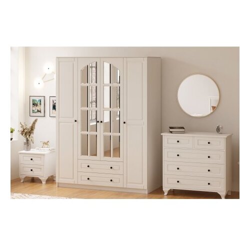 Hanah home set namje&amp;scaron;taja za spavaću sobu RB-015, bijela Slike