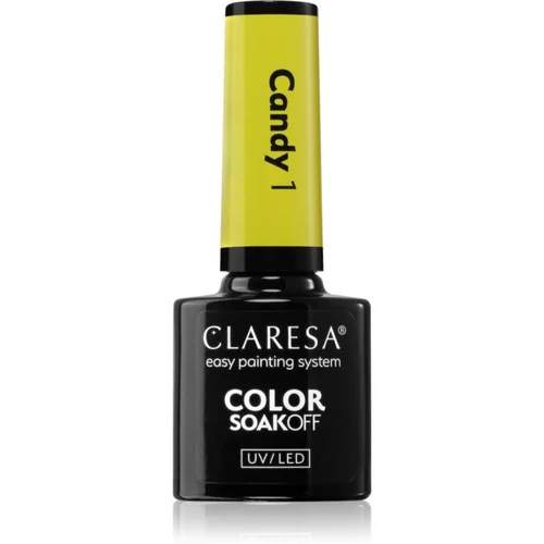 Claresa SoakOff UV/LED Color Candy gel lak za nokte nijansa 1 5 g