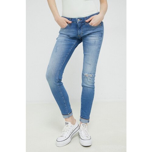 Tommy Jeans Traperice Sophie za žene, visoki struk Slike