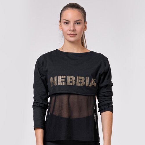 NEBBIA sportski top intense mesh black Cene