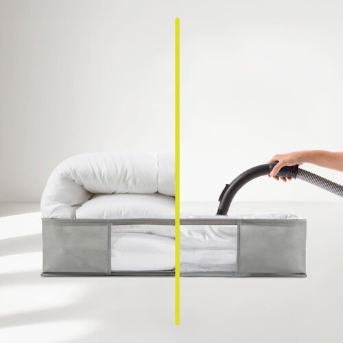Homéa Vakuumska plastična škatla za pod posteljo 60x45x15 cm – Cene