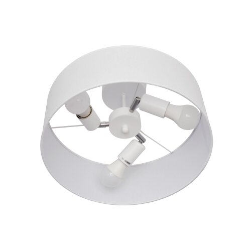  Luster na &amp;scaron;tapu ALBA 3xE27/15W/230V bela Slike