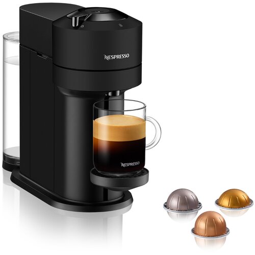 Nespresso aparat za kafu vertuo next mat crni (GCV1-EUMBN2-S) Slike