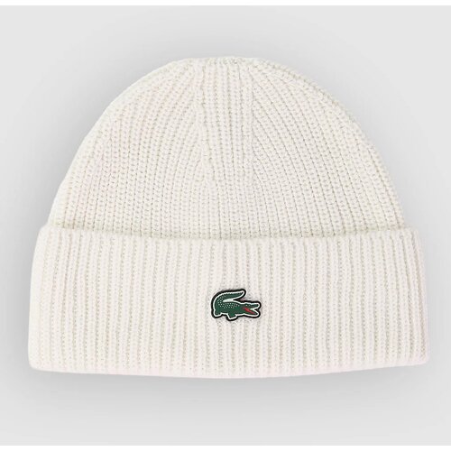 Lacoste Monochrome Brioche Knit Kapa white Cene