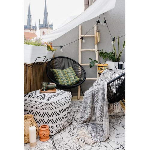 Bonami Selection Črn kovinski/plastičen vrtni fotelj Avocado Comfort &amp;ndash; Slike