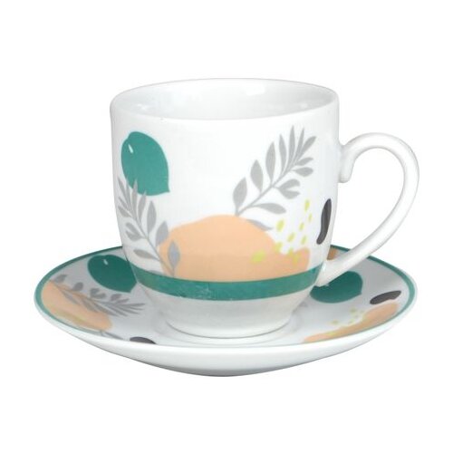 Sigma PORCELAN SET ZA KAFU 160ml 6/1 (ZEL/BEŽ) SHS-A-7960 Cene