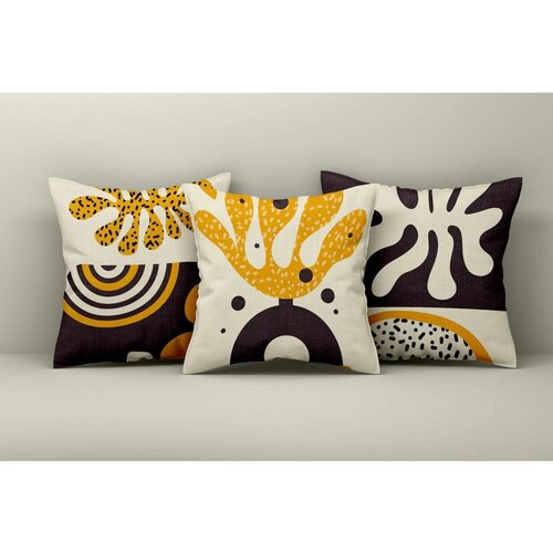 WALLXPERT Asr_plw25 - 3 multicolor cushion cover set (3 pieces) Cene