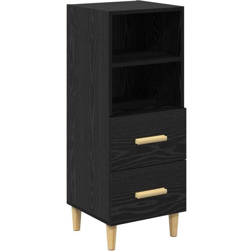  Kreveta Crni hrast 34 x 34.5 x 90 cm Konstruirano drvo Slike