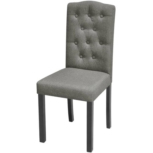 Maison Chic Jedilni stoli - Vzorci stoli 2 kosa sivo blago A441, (22032528) Cene