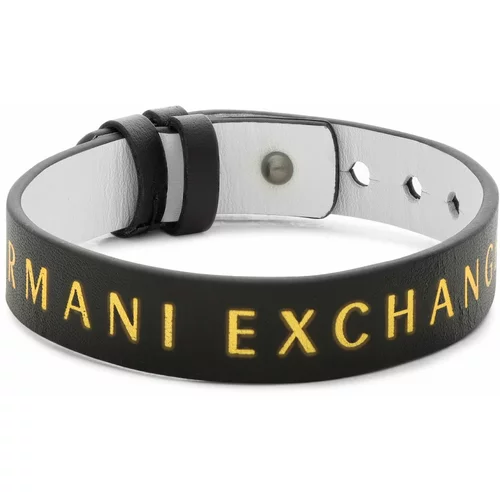 Armani_Exchange Zapestnica Logo AXG0107040 White/Black