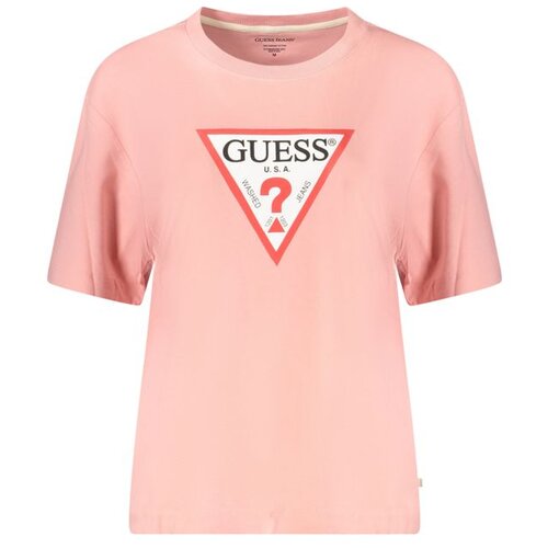Guess Jeans Ženska Majica Kratkih Rukava Roza Cijene