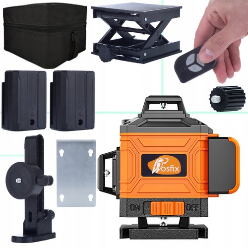 Rosfix ORANGE TIGER ROT16L-E LASERSKA LIBELA &ndash; 16 LINIJ, IP54, 25 M DOMET, 2X 3500MAH | 3 NAČINI DELA, (5000075897) Cene