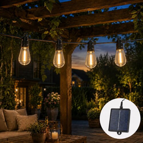  Solarni LED niz 10m, 10 sijalica Cene