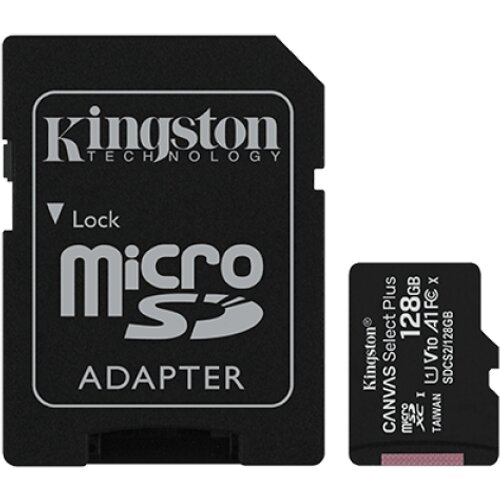 Kingston 128GB micSDXC Canvas SelectPlus SDCS2/128GB Slike