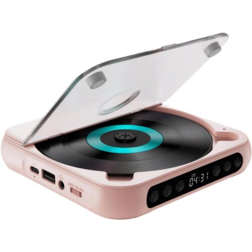 Venisymlis Mini Bluetooth CD predvajalnik - Walkman z zvočnikom (roza, učenje angleščine), (22105227) Cene