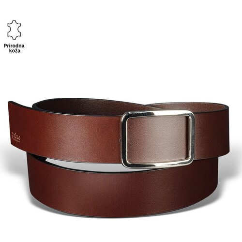 PRINC LEATHER Muški kaiš, Kožni, Braon Cene