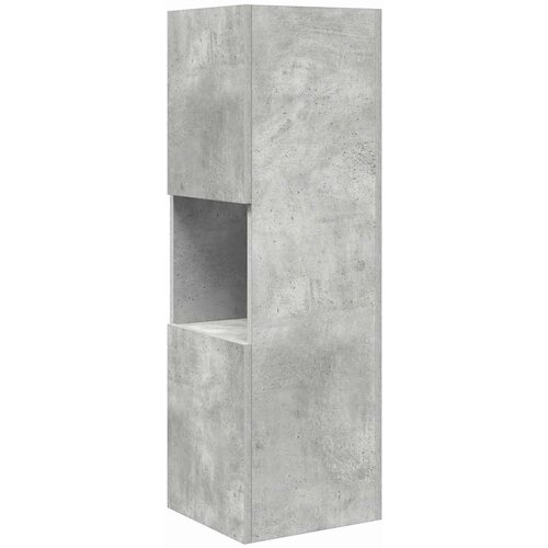  Kutni ormarić Betonski sivi 30,5x30x95cm Konstruirano drvo Slike