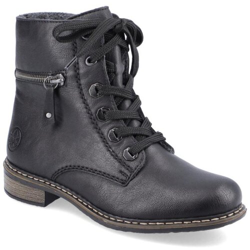 Rieker Škornji 71208-00 Schwarz 00 Cene