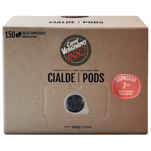 Caffe Vergnano Espresso cialde 150/1 (1041g) Cene