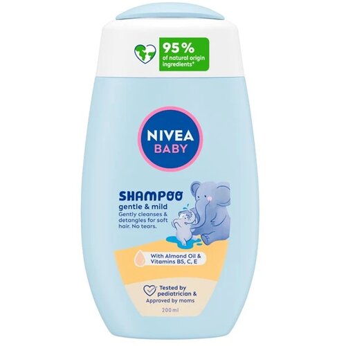 Nivea Blagi &amp;scaron;ampon za bebe 80503, 200ml Slike