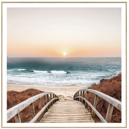 Knor Slika 50x50 cm Beach Footbridge Slike