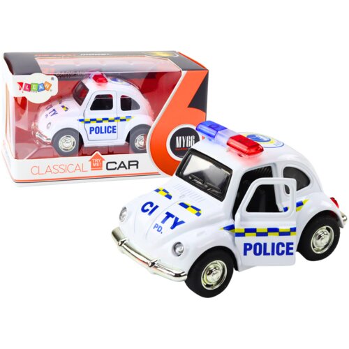 Classic Police Car 1:38 Drive Lights Sounds White Cijene