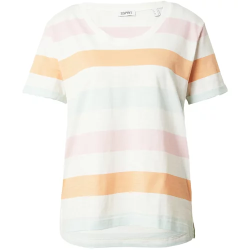 Esprit Majica svijetloplava / narančasta / roza / prljavo bijela
