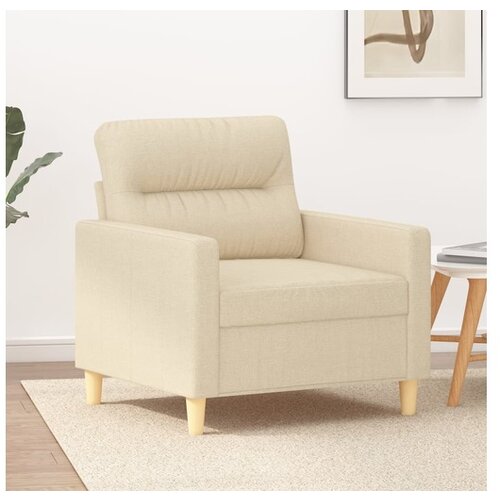 vidaXL Fotelj krem 60 cm blago Cene