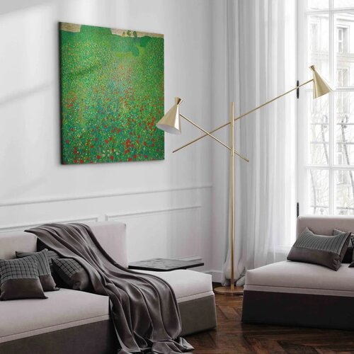  Slika - Gustav Klimt &amp;ndash; Poppy Field 40x40 Standard Slike
