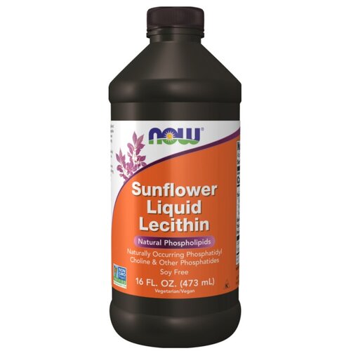 Now Foods Sončnični tekoči lecitin NOW (473 ml) Slike