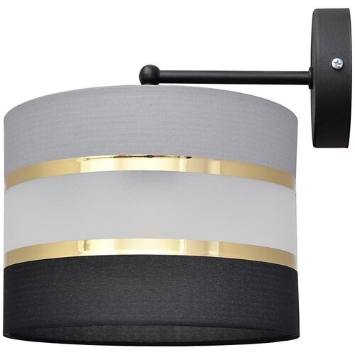  Zidna lampa HELEN 1xE27/15W/230V crna/siva/zlatna Cene
