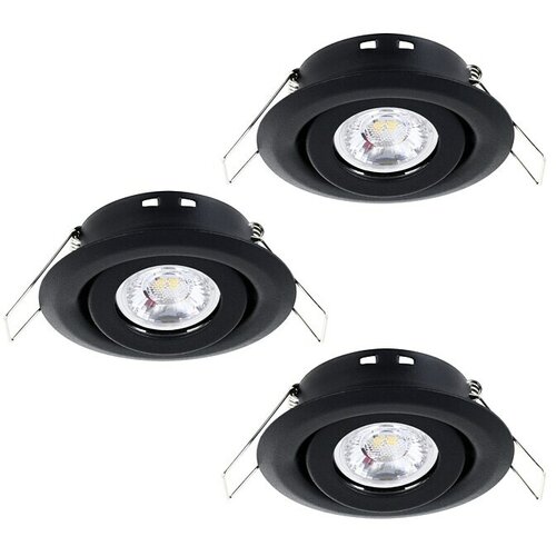Eglo Set okruglih ugradbenih LED svjetiljki (4,2 W, Ø x V: 7,7 x 2,3 cm, Topla bijela) Cijene